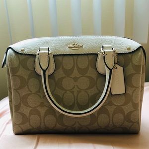 Coach Crossgrain Leather Mini Bennett Satchel